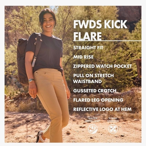 NWT ATG Women's Fwds Pull-on Kick Flare Pant  10Tall - Picture 7 of 11